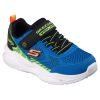 BB20-20260302 Skechers Világítós Gyerek Cipő, Fiú, Kék, 401490L-BLBK