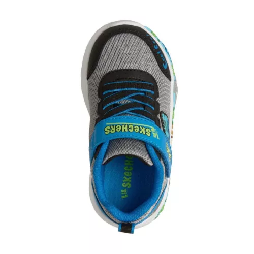 BB20-20260305 Skechers Tavaszi Gyerek Cipő, Fiú, Kék, 407312N-GYMT, ECO