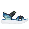 BB20-20260319 Skechers Szandál, Fiú, Kék, 407034L-BKLM