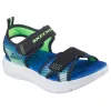 BB20-20260320 Skechers Szandál, Fiú, Kék, 407034L-BKLM