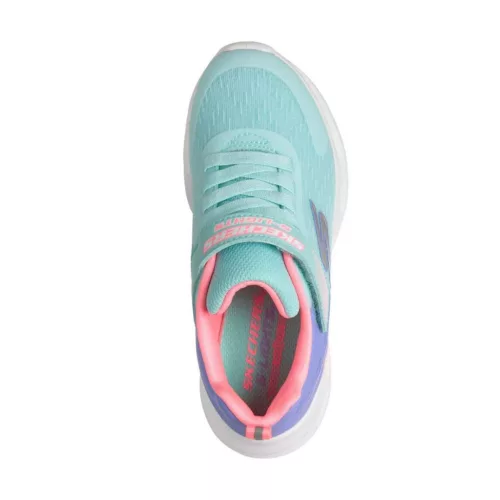 BB20-20260330 Skechers Világítós Gyerek Cipő, Lány, Kék, 303730L-AQMT