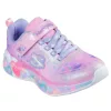 BB20-20260335 Skechers Világítós Gyerek Cipő, Lány, Rózsaszín, 302696L-LPMT