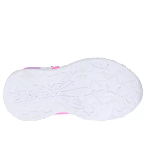 BB20-20260347 Skechers Világítós Gyerek Cipő, Lány, Rózsaszín, 303064N-PKMT, Unikornis