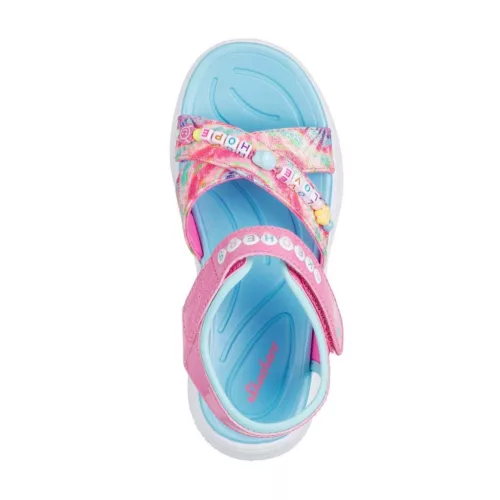 BB20-20260354 Skechers Szandál, Lány, Rózsaszín, 303045L-PKMT