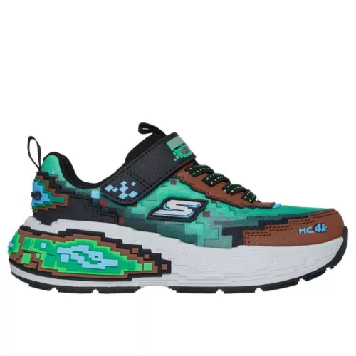 BB20-20260375 Skechers Gyerek Cipő, Fiú, Zöld, 402160L-BRMT, Mega-Craft