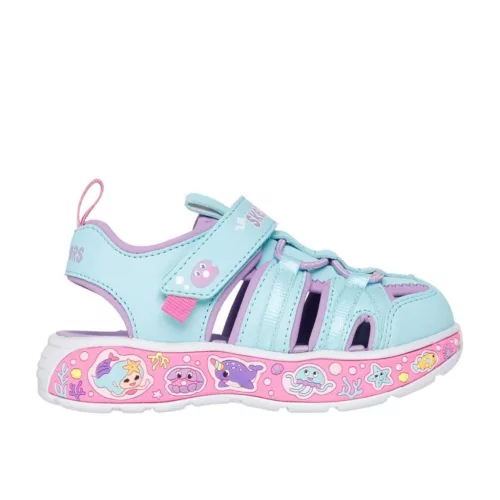 BB20-20260387 Skechers Zárt Szandál, Lány, Rózsaszín, 303162N-TQLV