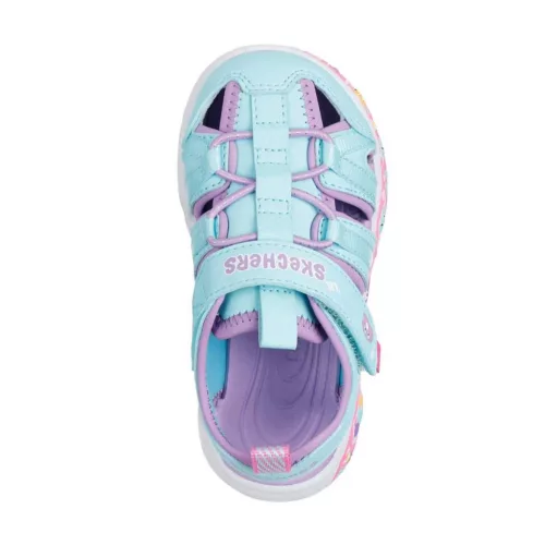 BB20-20260387 Skechers Zárt Szandál, Lány, Rózsaszín, 303162N-TQLV
