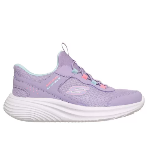 BB20-20260413 Skechers Gyerek Cipő, Lány, Lila, 303690L-LAV, Slip-On