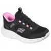 BB20-20260416 Skechers Gyerek Cipő, Lány, Fekete, 303690L-BLK, Slip-On