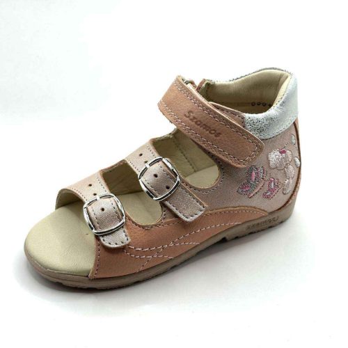 BB20-20260740 Szamos Szupinált Szandál, Lány, Rózsaszín, 4433-407693-31