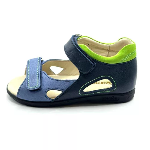 BB20-20260748 Szamos Szupinált Szandál, Fiú, Kék, 4456-107093-34
