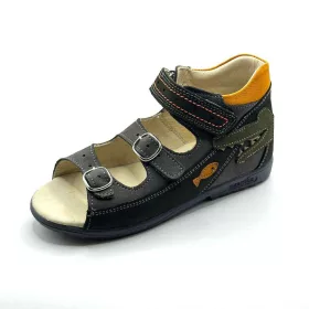 BB20-20260821 Szamos Szupinált Szandál, Fiú, Szürke, 4436-307391-23