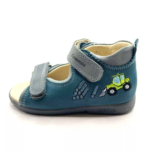 BB20-20260841 Szamos Szupinált Szandál, Fiú, Kék, 4445-207391-24