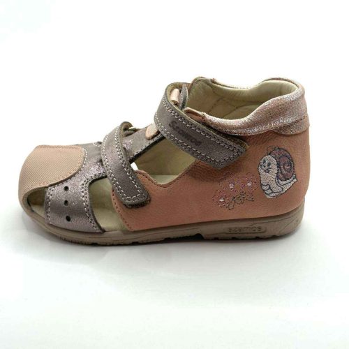 BB20-20260854 Szamos Zárt Szupinált Szandál, Lány, Barack, 4437-407692-26