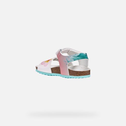 BB20-20261058 Geox Szandál, Lány, Fehér, J558MG-C0817, Vaiana