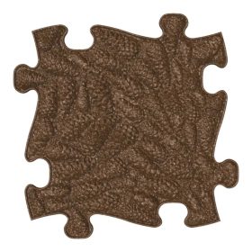 BB20-20261065 Muffik szenzoros ortopédiai szőnyeg puzzle, Erdő, Barna, Kemény, 1 db, ECO