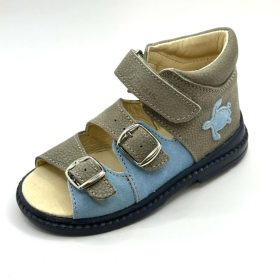 BB20-20261425 Salus Szupinált Szandál, Fiú, Szürke, FLO-911, Teknős