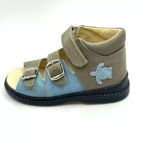 BB20-20261425 Salus Szupinált Szandál, Fiú, Szürke, FLO-911, Teknős