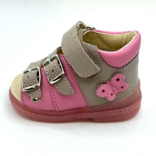 BB20-20261445 Salus Szupinált Szandál, Lány, Bézs, FLO-911, Pillangó