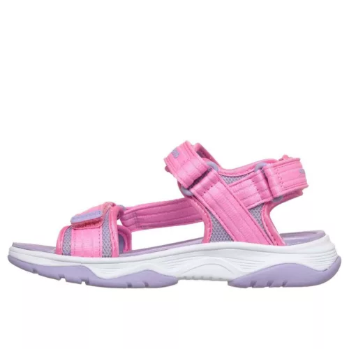 BB20-20261665 Skechers Szandál. Lány, Rózsaszín, 303221L-PKLV