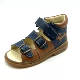 BB20-20262132 Salus Szupinált Szandál, Fiú, Kék, FLO-911, Kutya