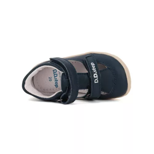 BB20-20262200 D.D.step Barefoot Zárt Szandál, Fiú, Kék, H077-51734C