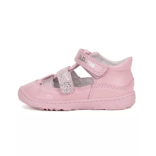 BB20-20262226 D.D.step Barefoot Zárt Szandál, Lány, Rózsaszín, H077-51332CM