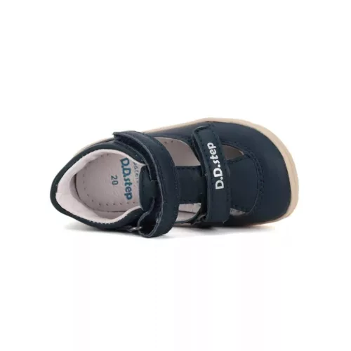 BB20-20262535 D.D.step Barefoot Zárt Szandál, Fiú, Kék, H077-51734C