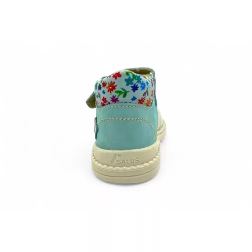 BB20-20262668 Salus Szupinált Szandál, Lány, Kék, FLO-911, Virág