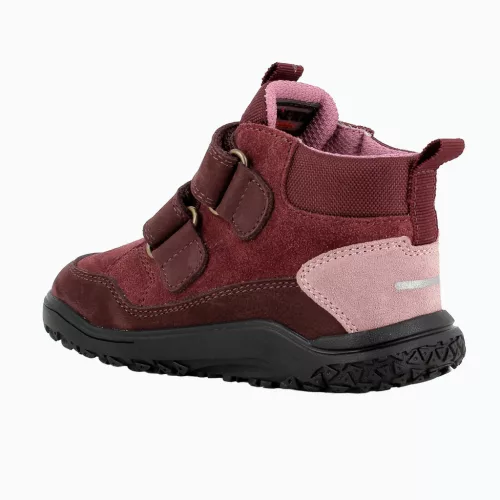 BB20-20263574 Primigi Vízálló Barefoot Őszi Gyerek Cipő, Vibram talppal, Lány, Bordó, 2418200