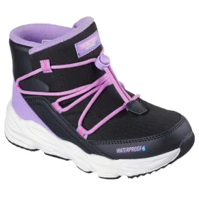 BB20-20263589 Skechers Vízálló Téli Gyerek Cipő, Lány, Fekete, 303492L-BKMT