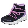BB20-20263591 Skechers Vízálló Téli Gyerek Cipő, Lány, Fekete, 303492L-BKMT