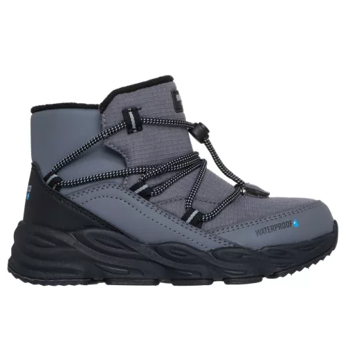 BB20-20263672 Skechers Vízálló Téli Gyerek Cipő, Fiú, Szürke, 406385L-CCBK