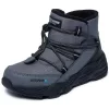 BB20-20263673 Skechers Vízálló Téli Gyerek Cipő, Fiú, Szürke, 406385L-CCBK