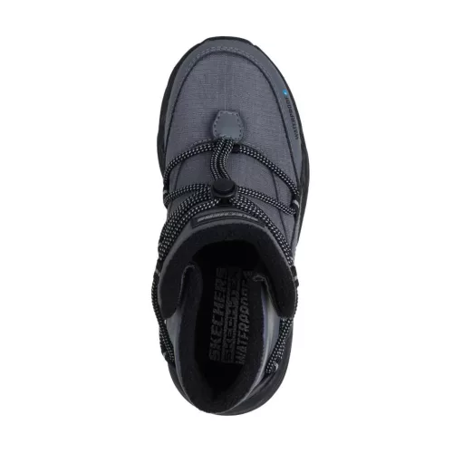 BB20-20263676 Skechers Vízálló Téli Gyerek Cipő, Fiú, Szürke, 406385L-CCBK