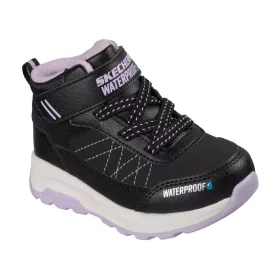 BB20-20263685 Skechers Vízálló Őszi Gyerek Cipő, Lány, Fekete, 303493N-BKLV