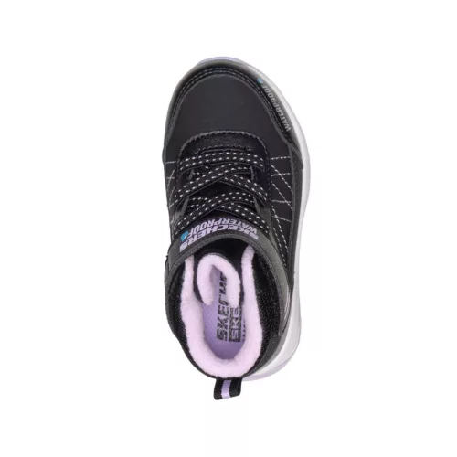 BB20-20263687 Skechers Vízálló Őszi Gyerek Cipő, Lány, Fekete, 303493N-BKLV