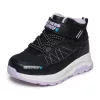 BB20-20263687 Skechers Vízálló Őszi Gyerek Cipő, Lány, Fekete, 303493N-BKLV