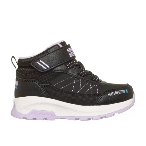 BB20-20263689 Skechers Vízálló Őszi Gyerek Cipő, Lány, Fekete, 303493N-BKLV