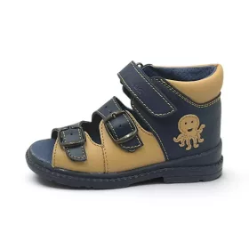 BB20-20263880 Salus Szupinált Szandál, Fiú, Kék, FLO-911, Polip, Vegán