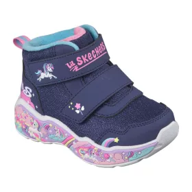 BB20-20263975 Skechers Őszi Gyerek Cipő, Lány, Kék, 303163N-NVMT