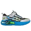 BB20-20264023 Skechers Világítós Gyerek Cipő, Fiú, Szürke, 400152LC-SMLT