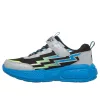 BB20-20264024 Skechers Világítós Gyerek Cipő, Fiú, Szürke, 400152LC-SMLT