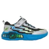 BB20-20264026 Skechers Világítós Gyerek Cipő, Fiú, Szürke, 400152LC-SMLT