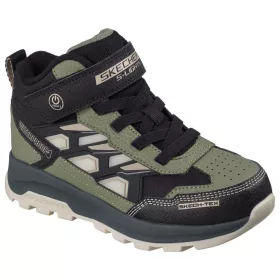 BB20-20264035 Skechers Vízálló Világítós Őszi Gyerek Cipő, Fiú, Szürke, 406381L-BKOL