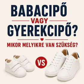 Babacipő vagy gyerekcipő? Mikor melyikre van szükség?