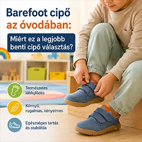 Barefoot cipő az óvodában: Miért ez a legjobb benti cipő választás?