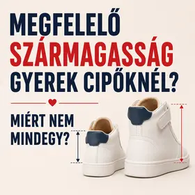 Megfelelő szármagasság gyerek cipőknél? Miért nem mindegy?