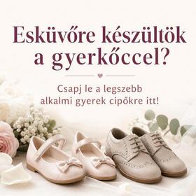 Esküvőre készültök a gyerkőccel? Csapj le a legszebb alkalmi gyerek cipőkre itt!