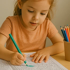 A színezés hatása a gyerek idegrendszerére és koncentrációjára